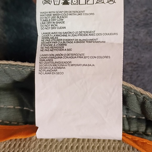 Quiksilver Mens Tan Cargo Shorts Ripstop Khaki AQMWS00020 Size 38 - Picture 12 of 15